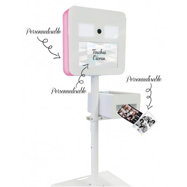 Location Borne Selfie (PhotoBooth) en Normandie prés de Fécamp, professionnel et entièrement personnalisable